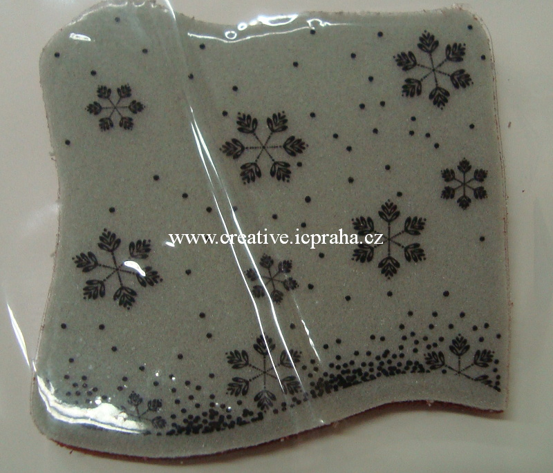 razítka Cling Memory Box - Padá sníh - 8x8cm